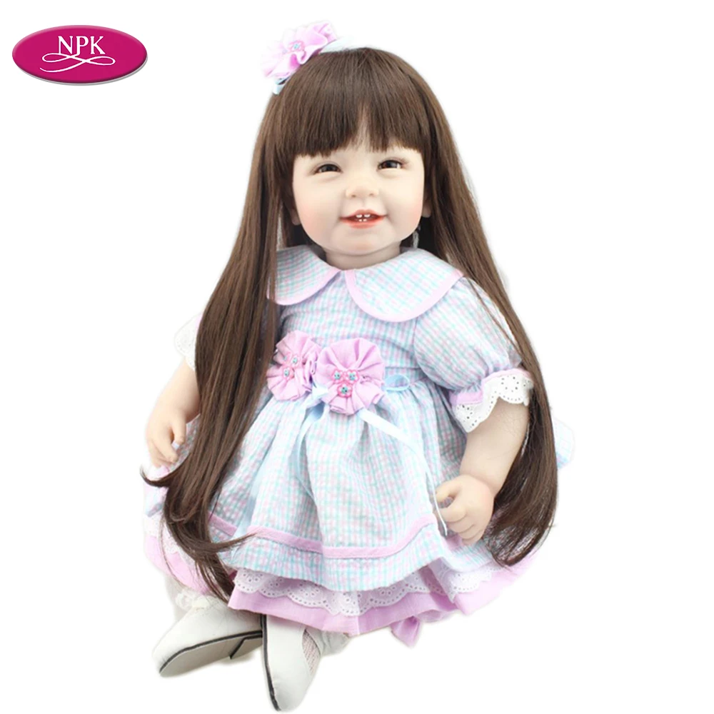 NPK Silicone Girl Princess Reborn Baby Doll Toy Real Touch Soft Cloth Body Lifelike Realistic Babies Doll Child Birthday Gift
NPK Silicone Girl Princess Reborn Baby Doll Toy Real Touch Soft Cloth Body Lifelike Realistic Babies Doll Child Birthday Gift