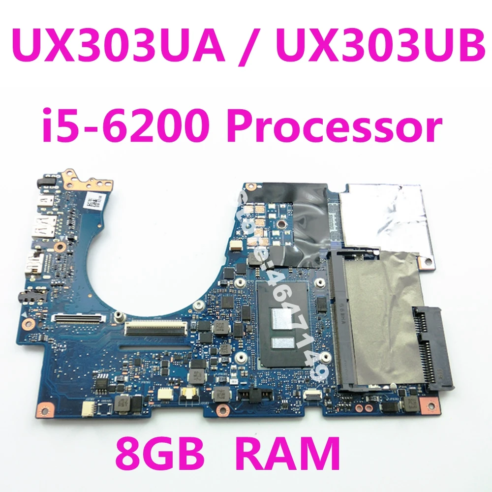 UX303UA Motherboard i5-6200 Processor 8GB RAM For ASUS Zenbook UX303UA UX303U UX303UB Laptop Mainboard UX303UA Mainboard Test OK
UX303UA Motherboard i5-6200 Processor 8GB RAM For ASUS Zenbook UX303UA UX303U UX303UB Laptop Mainboard UX303UA Mainboard Test OK