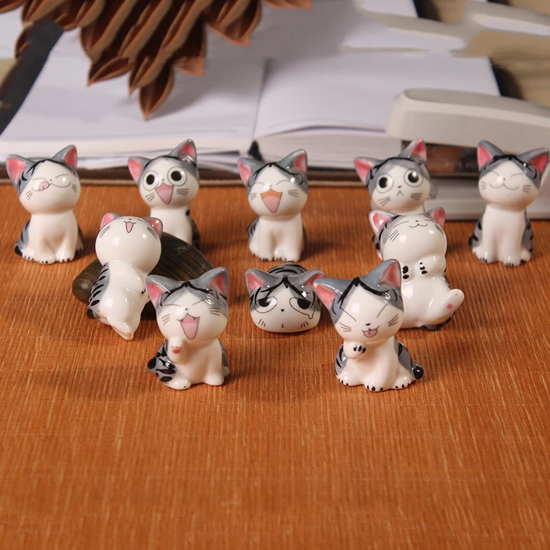 kawaii 10pcs ceramic cheese cat home decor crafts room decoration porcelain animal figurines lucky cat girls toy ornaments gift
kawaii 10pcs ceramic cheese cat home decor crafts room decoration porcelain animal figurines lucky cat girls toy ornaments gift