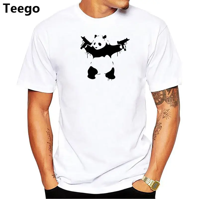 2018 Short Sleeve Men T Shirt New Fashion The Real Gangster Printed T-shirt O-Neck Tops Panda With Gun Cool Tee Shirts
2018 Short Sleeve Men T Shirt New Fashion The Real Gangster Printed T-shirt O-Neck Tops Panda With Gun Cool Tee Shirts