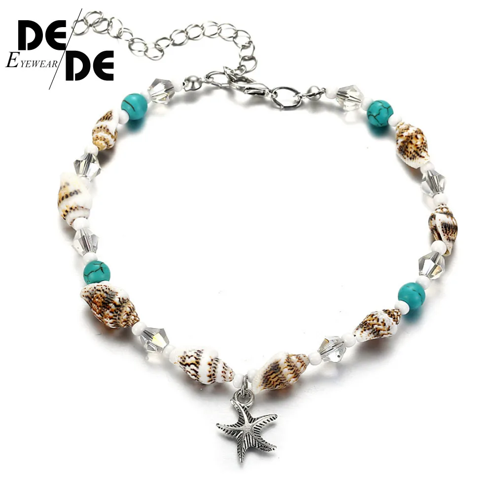 2019 Bracelet Beach Women Foot Jewelry Bohemian Resin Crystal Beads Natural Shell Conch Starfish Pendant Ankle Bracelet 2019
2019 Bracelet Beach Women Foot Jewelry Bohemian Resin Crystal Beads Natural Shell Conch Starfish Pendant Ankle Bracelet 2019