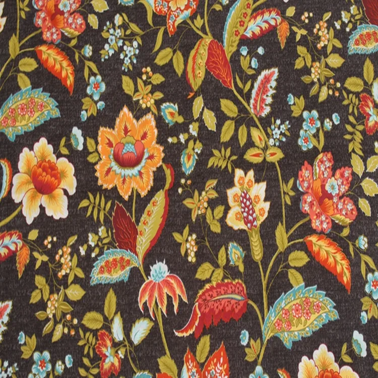 110cm Width Retro Flowers Print Brown Thin Cotton Fabric for Woman Bags Clothes Hometextile Cushion Cover Sewing-BK407
110cm Width Retro Flowers Print Brown Thin Cotton Fabric for Woman Bags Clothes Hometextile Cushion Cover Sewing-BK407