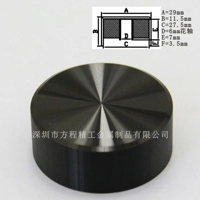 8pcs aluminum plastic cap knob potentiometer knob Smooth 29*11.5*6mm potentiometer cap car knob switch cap Encoder
8pcs aluminum plastic cap knob potentiometer knob Smooth 29*11.5*6mm potentiometer cap car knob switch cap Encoder