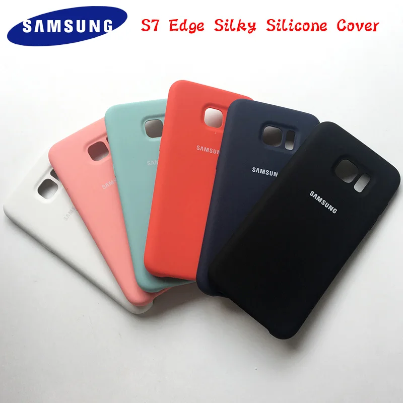 Original Samsung S7 edge case Silky Silicone Cover Soft-Touch Finish Back Protective Case For Galaxy S7 EDGE 5.5 Inch with logo
Original Samsung S7 edge case Silky Silicone Cover Soft-Touch Finish Back Protective Case For Galaxy S7 EDGE 5.5 Inch with logo