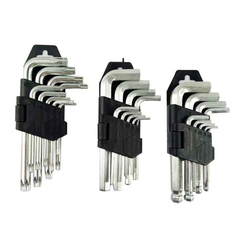 High quality 9pcs hex point wrench flat end ball plum spanner hexagon multifunction metric Double End plumber
High quality 9pcs hex point wrench flat end ball plum spanner hexagon multifunction metric Double End plumber
