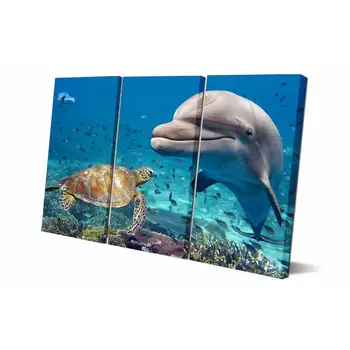 Drop shipping 3 Panel printed painting Dolphin Canvas Wall Art Picture Home Decoration Living Room Modern painting LS245 
Drop shipping 3 Panel printed painting Dolphin Canvas Wall Art Picture Home Decoration Living Room Modern painting LS245