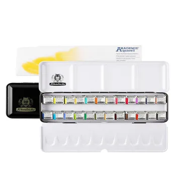 Imported Germany Schmincke Solid Watercolor Paints 12/24/36/48 Colors Half Pans Pigment Water Color Painting Set Art Supplies
Imported Germany Schmincke Solid Watercolor Paints 12/24/36/48 Colors Half Pans Pigment Water Color Painting Set Art Supplies