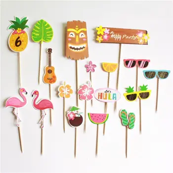 18Pcs/set Flamingo Watermelon Pineapple Glasses Toothpick Cake Decoration Plug Hawaiian Party Flamingo Cake Insert Party Deco.Q
18Pcs/set Flamingo Watermelon Pineapple Glasses Toothpick Cake Decoration Plug Hawaiian Party Flamingo Cake Insert Party Deco.Q