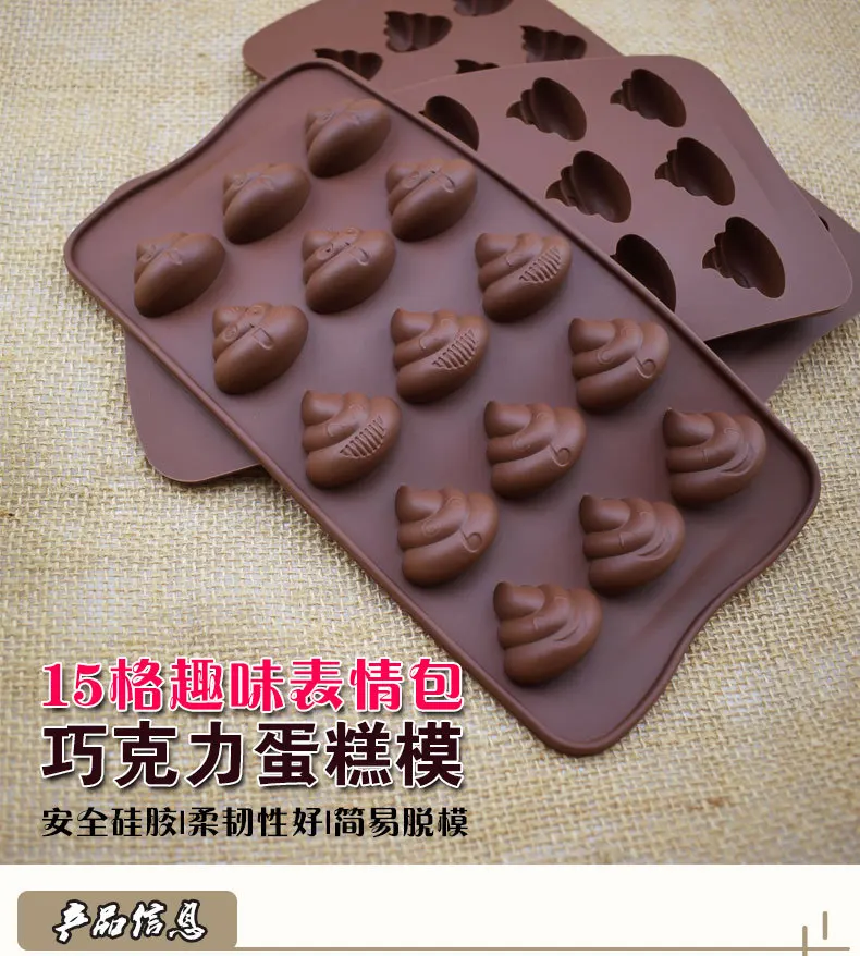 15 Love Heart Silicone Mould Romantic Wedding Chocolate Cake Baking Icing Ice