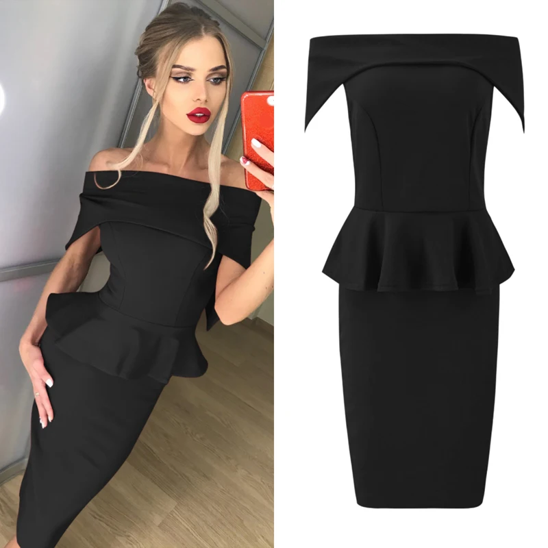 Four Colors One Necked Strapless Ruffled Fashion Xexy Dress Casual Solid Women Dress Summer Party Long Dress
Four Colors One Necked Strapless Ruffled Fashion Xexy Dress Casual Solid Women Dress Summer Party Long Dress