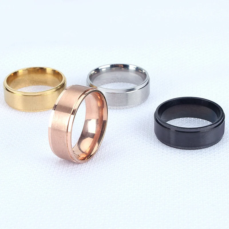 2018 New Silvery Carbide Tungsten Engagement Ring Rose Golden Allergy Free Dull Polish Wide Unique 1PC Black Golden Rings men
2018 New Silvery Carbide Tungsten Engagement Ring Rose Golden Allergy Free Dull Polish Wide Unique 1PC Black Golden Rings men
