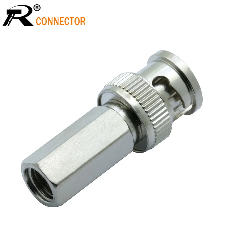 BNC MALF TWIST ON CONNECTOR FOR CCTV RG58/RG/RG59/RG6 Cable CCTV Security Video BNC Connector Adapter
BNC MALF TWIST ON CONNECTOR FOR CCTV RG58/RG/RG59/RG6 Cable CCTV Security Video BNC Connector Adapter