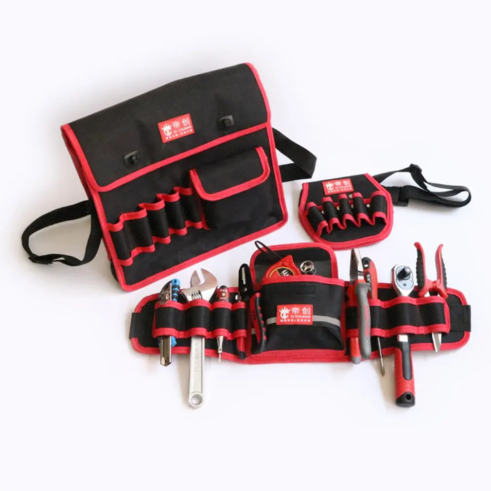 Oxford cloth multi-function Electrician Tool Bag Waist Belt Bag 8 Holes 1 Pocket Carpenter Rig Hammer Utility Kit
Oxford cloth multi-function Electrician Tool Bag Waist Belt Bag 8 Holes 1 Pocket Carpenter Rig Hammer Utility Kit