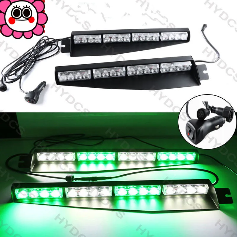 CYAN SOIL BAY 32LED Emergency Warning Visor Split Mount Dash Strobe Light bar Green White
CYAN SOIL BAY 32LED Emergency Warning Visor Split Mount Dash Strobe Light bar Green White