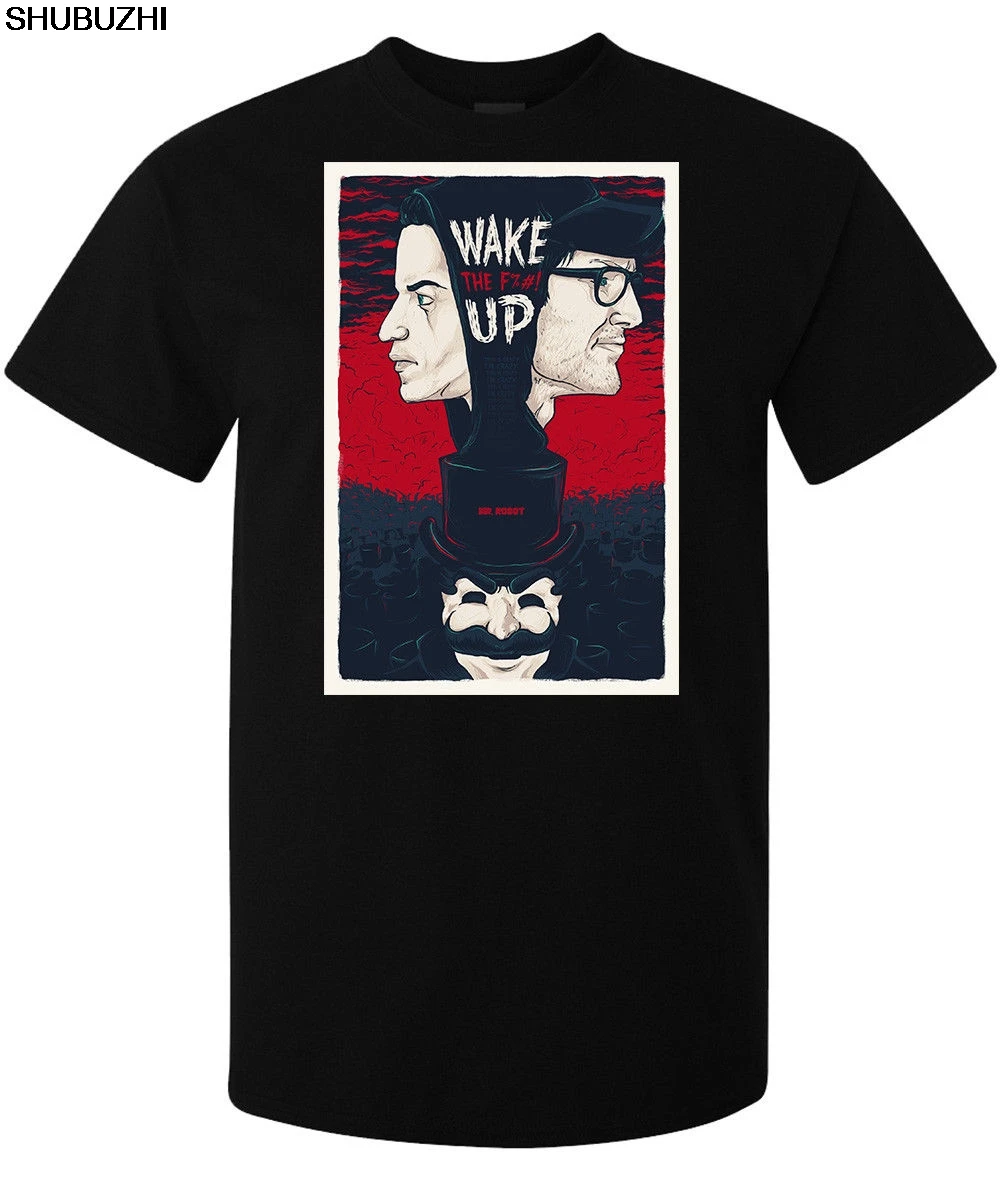Mr Robot wake the fck up art cyber hacker Elliot tv series men's t shirt black Cool Casual pride t shirt men Unisex New sbz6479
Mr Robot wake the fck up art cyber hacker Elliot tv series men's t shirt black Cool Casual pride t shirt men Unisex New sbz6479