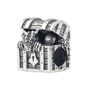 Beads Hunter 925 pure silver retro style making old craft box dragon silver beads
Beads Hunter 925 pure silver retro style making old craft box dragon silver beads