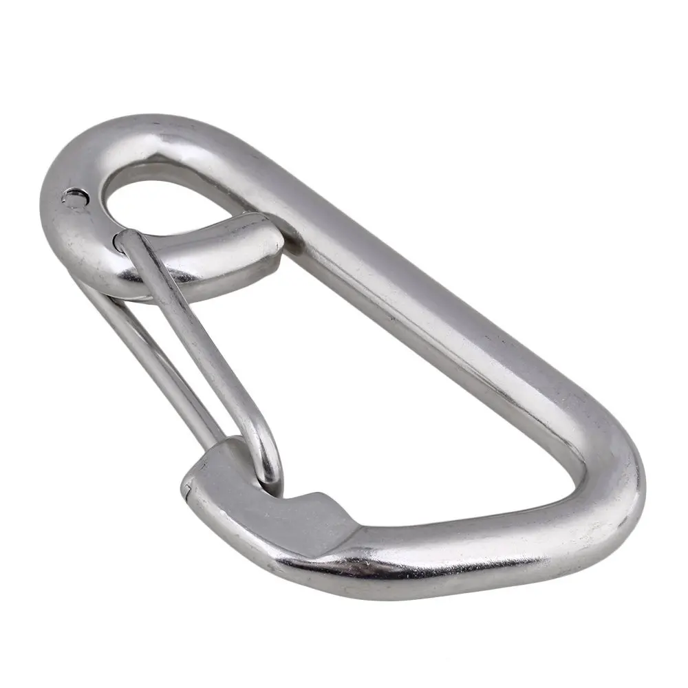 M12x120MM Carabiner Snap Hook Link Spring Clasps 304Stainless Steel Safety Mountaineering Buckle
M12x120MM Carabiner Snap Hook Link Spring Clasps 304Stainless Steel Safety Mountaineering Buckle