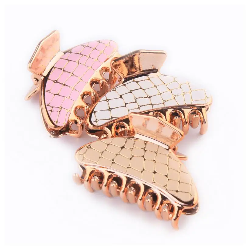 1 PC New Hairdress For Women Scrub Gold Colorful Glazed Plaid Frosted Plastic Hair Claw Clips Carving Crab For Hair Hair Clamps
1 PC New Hairdress For Women Scrub Gold Colorful Glazed Plaid Frosted Plastic Hair Claw Clips Carving Crab For Hair Hair Clamps