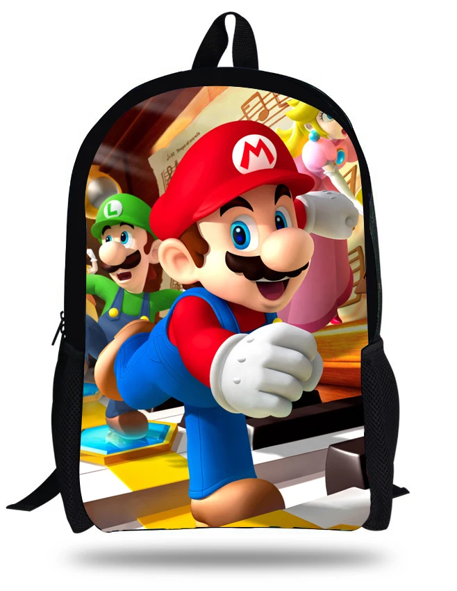16-inch Mochila Super Mario Backpack Children School Bags Boys Age 7-13 Cartoon Backpack Kids School Girls Escolares Infantis
16-inch Mochila Super Mario Backpack Children School Bags Boys Age 7-13 Cartoon Backpack Kids School Girls Escolares Infantis
