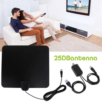 50 Miles Indoor Ultra Thin Digital HD TV Antenna with Signal Amplifier
50 Miles Indoor Ultra Thin Digital HD TV Antenna with Signal Amplifier