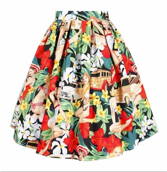 50s Vintage Skirt The Beach Girls European and American Style Cotton Skirt with Pockets JS014
50s Vintage Skirt The Beach Girls European and American Style Cotton Skirt with Pockets JS014