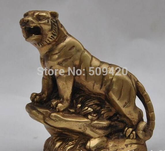 Chinese fengshui Brass Copper Zodiac Year Tiger Animal Guardian Ferocity statues
Chinese fengshui Brass Copper Zodiac Year Tiger Animal Guardian Ferocity statues