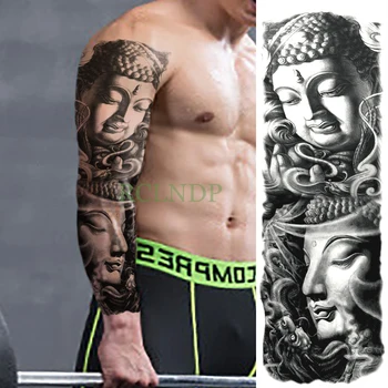 Waterproof Temporary Tattoo Sticker Buddha Chinese style full arm fake tatto big flash tatoo sleeve large size for men women
Waterproof Temporary Tattoo Sticker Buddha Chinese style full arm fake tatto big flash tatoo sleeve large size for men women