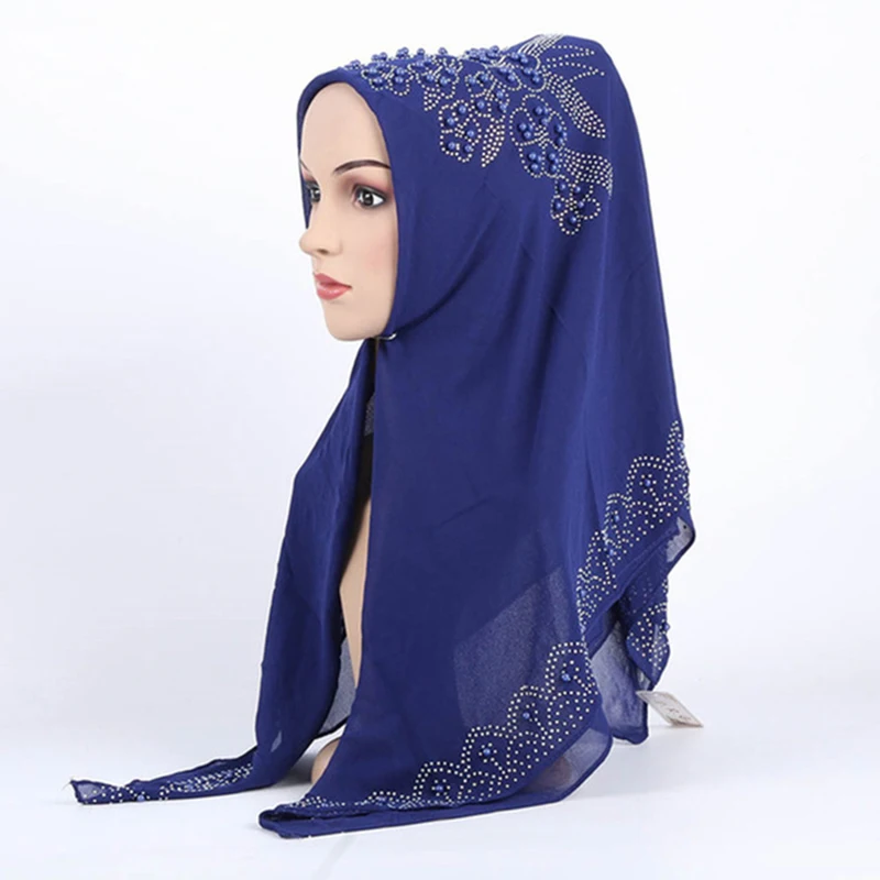 Woman hijab Pearl Rhinestone Decoration Chiffon Popular Shawls Scarf Headband Muslim Turban Breathable 14 Colors Free Shipping
Woman hijab Pearl Rhinestone Decoration Chiffon Popular Shawls Scarf Headband Muslim Turban Breathable 14 Colors Free Shipping