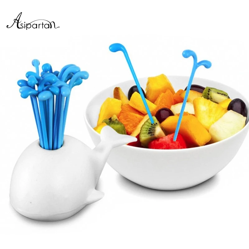 Asipartan 16pcs/set Creative Beluga Spray Vegetable Fruit Fork Tableware Multiple Use Snack Cake Dessert Forks For Party
Asipartan 16pcs/set Creative Beluga Spray Vegetable Fruit Fork Tableware Multiple Use Snack Cake Dessert Forks For Party