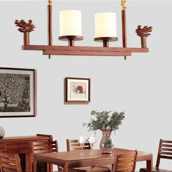 Modern Chinese style solid wood dining room glass Pendant Lights retro minimalist classical wooden LU814287
Modern Chinese style solid wood dining room glass Pendant Lights retro minimalist classical wooden LU814287