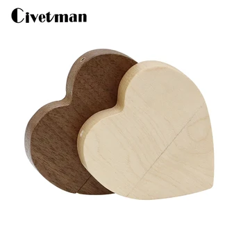 USB Flash Drive Wooden Heart with Keychain USB 2.0 Memory Stick Pen Drive 8GB 16GB 32GB 64GB 128GB 256GB Company Logo Engravee
USB Flash Drive Wooden Heart with Keychain USB 2.0 Memory Stick Pen Drive 8GB 16GB 32GB 64GB 128GB 256GB Company Logo Engravee