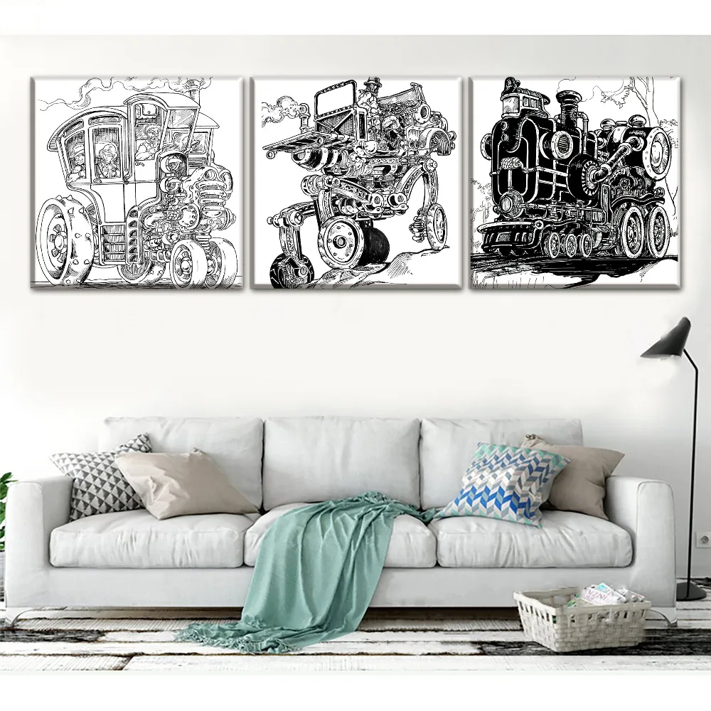 1Pcs/3Pcs One Set Art Modern Painting Old Car Drawings Picture Canvas Print Poster Wall Art Home Decoration Modular Framework
1Pcs/3Pcs One Set Art Modern Painting Old Car Drawings Picture Canvas Print Poster Wall Art Home Decoration Modular Framework