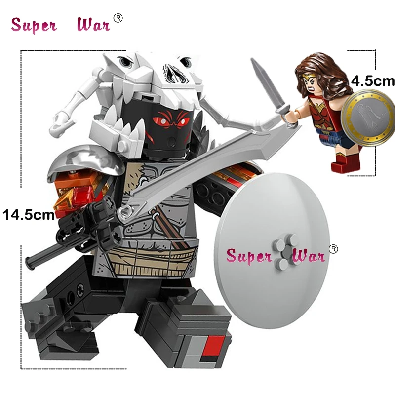 Single Woderwoman War Ares Diana Super Hero Deadpool 2 Action model building block toys for children
Single Woderwoman War Ares Diana Super Hero Deadpool 2 Action model building block toys for children