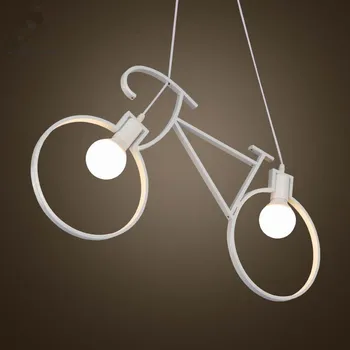 Nordic Pendant Lights E27 Bicycle Modern Pendant Lamp Restaurant Bar Hotel Bedroom Bedside Decor Hanging Lamp Lighting Fixtures
Nordic Pendant Lights E27 Bicycle Modern Pendant Lamp Restaurant Bar Hotel Bedroom Bedside Decor Hanging Lamp Lighting Fixtures