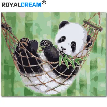 ROYALDREAM Panda Animal DIY Digital Oil Painting By Numbers Wall Art Picture Acrylic Canvas Painting By Numbers For Living Room
ROYALDREAM Panda Animal DIY Digital Oil Painting By Numbers Wall Art Picture Acrylic Canvas Painting By Numbers For Living Room