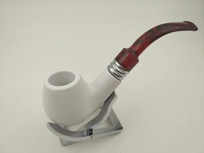 Marbleized Tobacco Smoking Durable Pipe white With Cloth Bag Free shipping 1pcs P1121
Marbleized Tobacco Smoking Durable Pipe white With Cloth Bag Free shipping 1pcs P1121