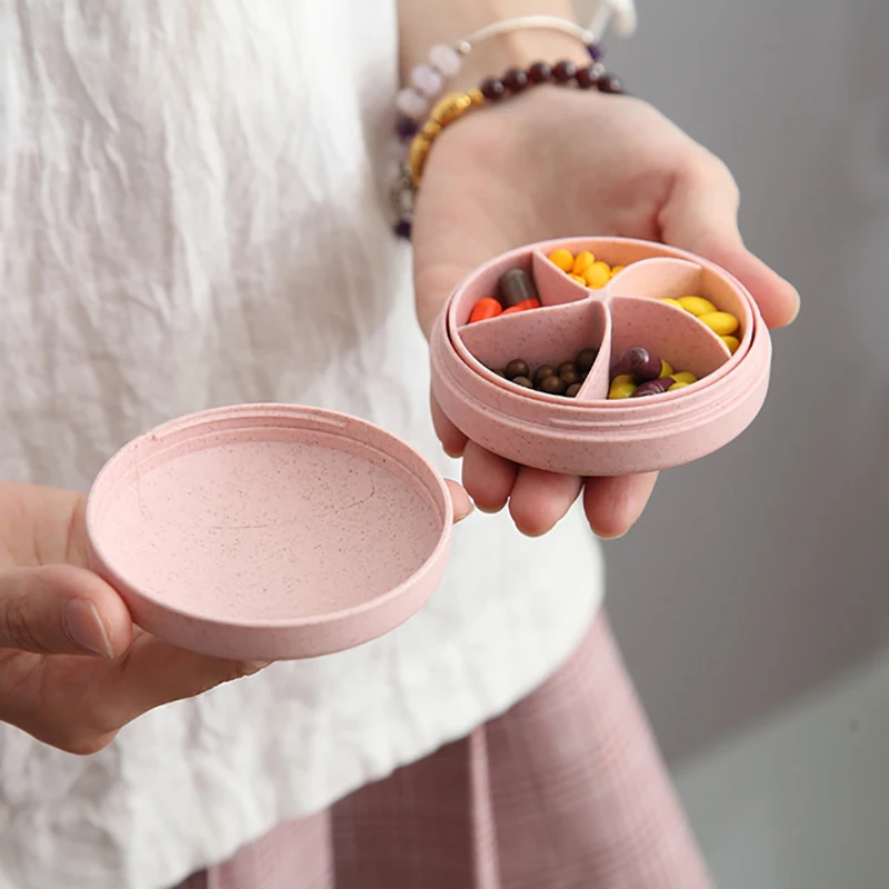 Mini Portable Medicine Storage Box Degradable Five Grid Travel Carry Storage Pill Box Home Organizer Decor
Mini Portable Medicine Storage Box Degradable Five Grid Travel Carry Storage Pill Box Home Organizer Decor