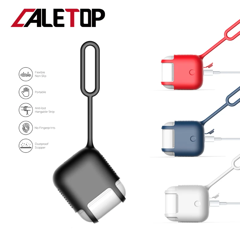 CALETOP Silicone Case for Apple For Airpods Case Cover Earphones Accessories Soft Anti-fall Protective Funda For Air Pods Box
CALETOP Silicone Case for Apple For Airpods Case Cover Earphones Accessories Soft Anti-fall Protective Funda For Air Pods Box