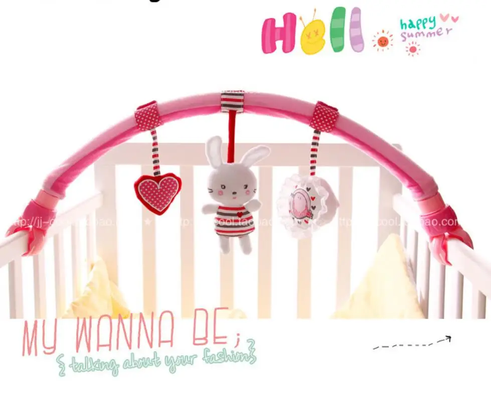 Baby cribs Rattle babyplay Baby Hand Bell Multifunctional Plush Toy Stroller Mobile Gifts infant travel arch
Baby cribs Rattle babyplay Baby Hand Bell Multifunctional Plush Toy Stroller Mobile Gifts infant travel arch