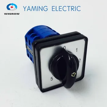 Factory Changeover switch 20A 0-5 Position 3 pole rotary cam switch silver contact Yaming electric YMW26-20/3
Factory Changeover switch 20A 0-5 Position 3 pole rotary cam switch silver contact Yaming electric YMW26-20/3