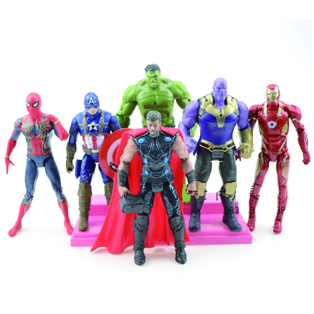 Spider man Iron Toy The Avenger Super Hero Captain Birthday Cake Topper PVC Doll Kids Boy Birthday Gift Toys DIY Cake Decoration
Spider man Iron Toy The Avenger Super Hero Captain Birthday Cake Topper PVC Doll Kids Boy Birthday Gift Toys DIY Cake Decoration