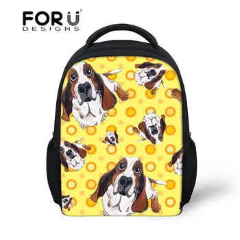 FORUDESIGNS School Bags Kids Backpacks Infant Basset Hound Printing Children's Satchel Schoolbag for Baby Mochila Infantil 2018
FORUDESIGNS School Bags Kids Backpacks Infant Basset Hound Printing Children's Satchel Schoolbag for Baby Mochila Infantil 2018