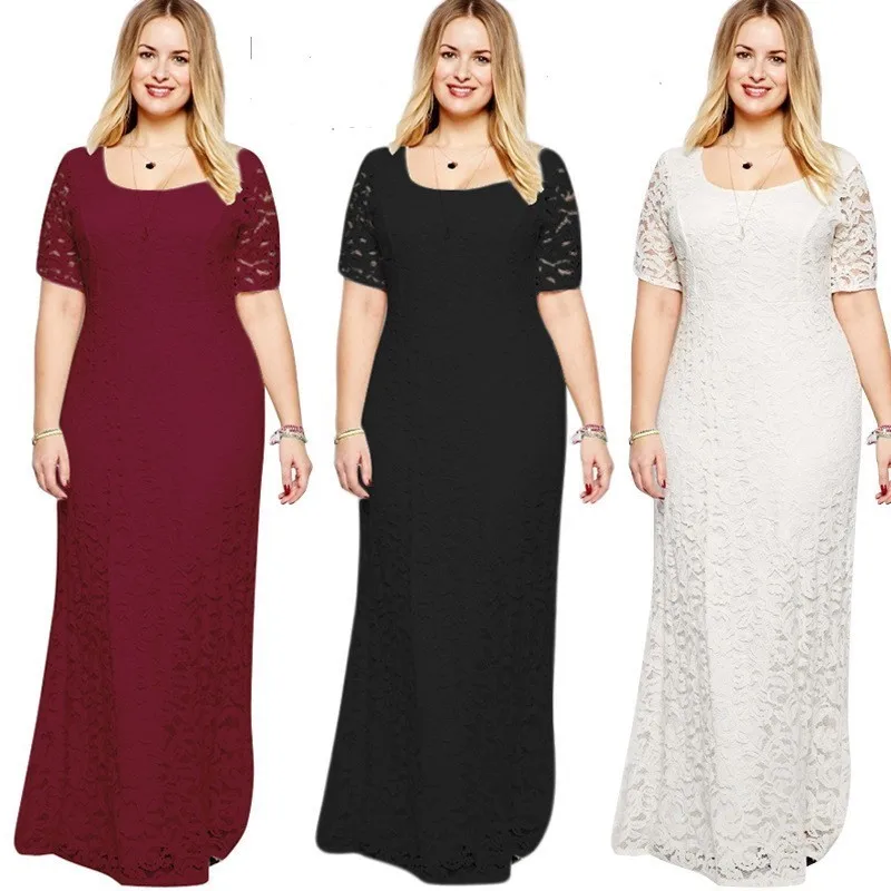 Lace Evening Dresses CG00041 Women Cheap Long Short Sleeve A-line Burgundy Plus Size Evening Party Gowns Abendkleider 2019
Lace Evening Dresses CG00041 Women Cheap Long Short Sleeve A-line Burgundy Plus Size Evening Party Gowns Abendkleider 2019