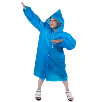 Children's Unisex Solid Raincoat New Thickened EVA Awning Portable Reusable Raincoat Long Sleeve With Hat Four Seasons Universal
Children's Unisex Solid Raincoat New Thickened EVA Awning Portable Reusable Raincoat Long Sleeve With Hat Four Seasons Universal