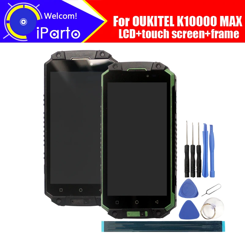 5.5 inch OUKITEL K10000 MAX LCD Display+Touch Screen Digitizer+Frame Assembly 100% Original LCD+Touch Digitizer for K10000 MAX
5.5 inch OUKITEL K10000 MAX LCD Display+Touch Screen Digitizer+Frame Assembly 100% Original LCD+Touch Digitizer for K10000 MAX