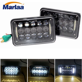 2PCS 4x6 inch Square LED Headlights 6000K Sealed Beam Rectangular Headlamps High Low Beam DRL For H4651 H4652 H4656 H4666 H6545
2PCS 4x6 inch Square LED Headlights 6000K Sealed Beam Rectangular Headlamps High Low Beam DRL For H4651 H4652 H4656 H4666 H6545