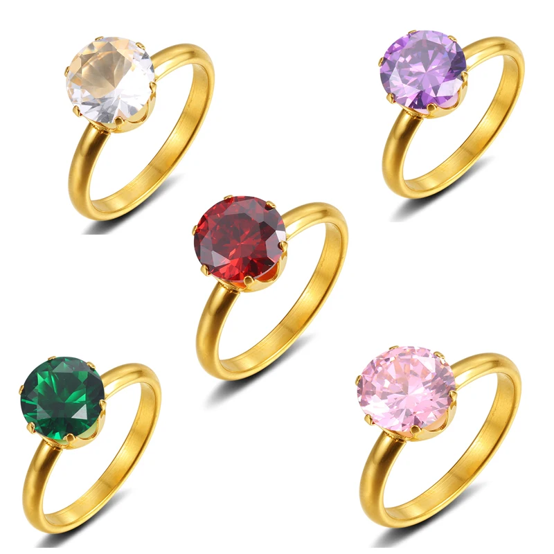 Stainless steel sleek minimalist with large zircon tail ring Inner ring polished high-quality plating ring Crown shape
Stainless steel sleek minimalist with large zircon tail ring Inner ring polished high-quality plating ring Crown shape