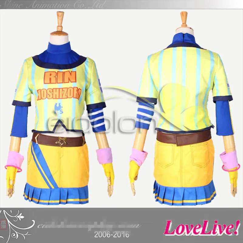 Image Love Live Rin Hoshizora Uniforms Baseball Awken Dress Cosplay Costume Custom Made Free Shipping