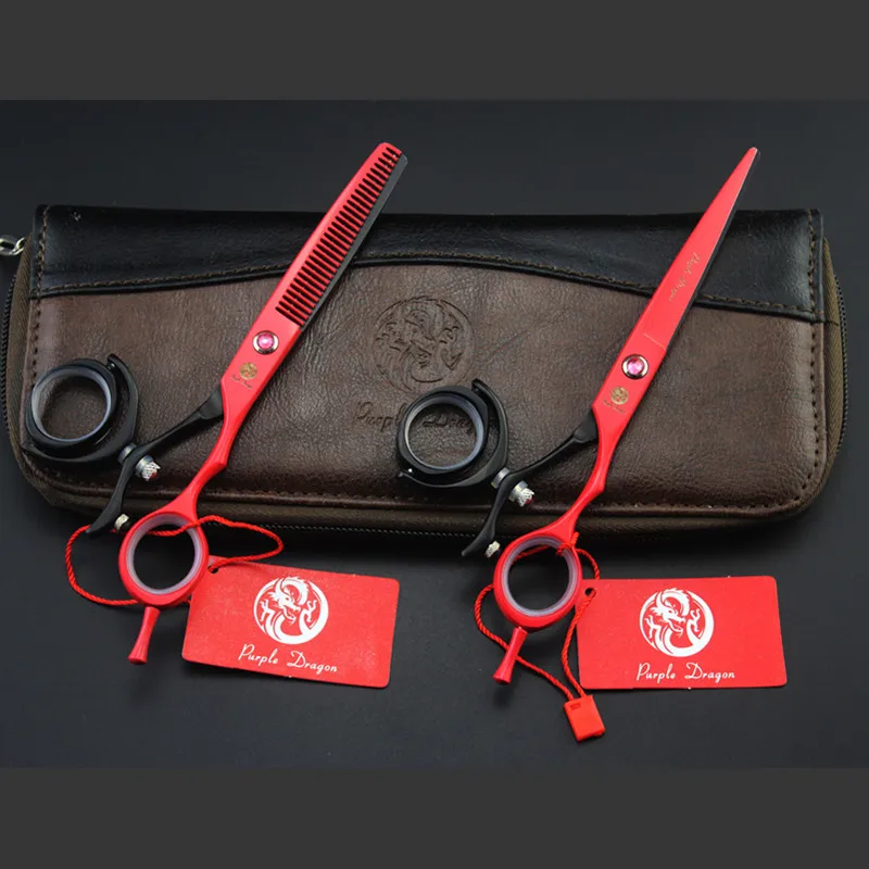 Purple Dragon 6 inch Hair Scissors Professional High Quality 440c Japanese Steel 360 Degree Rotation Cutting Flying Shears
Purple Dragon 6 inch Hair Scissors Professional High Quality 440c Japanese Steel 360 Degree Rotation Cutting Flying Shears