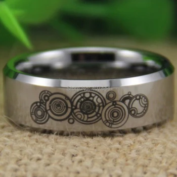 Free Shipping YGK JEWELRY Hot Sale 8MM Comfort Fit Doctor Who Time New Shiny Silver Bevel Tungsten Wedding Ring
Free Shipping YGK JEWELRY Hot Sale 8MM Comfort Fit Doctor Who Time New Shiny Silver Bevel Tungsten Wedding Ring